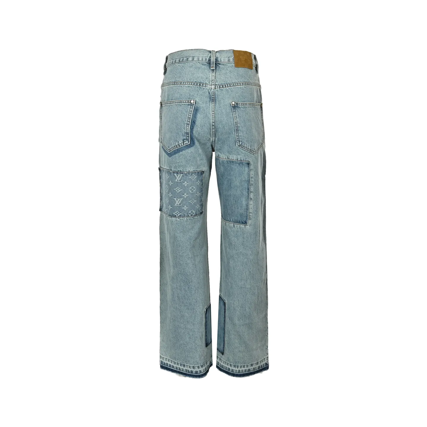 Louis Vuitton/Louis Vuitton presbyopic patchwork jeans